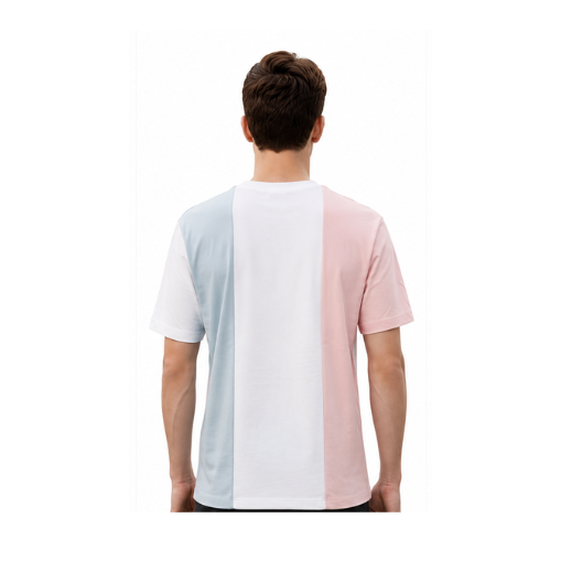 Guy lundon T-Shirt, Pink White Blue, - Image 3